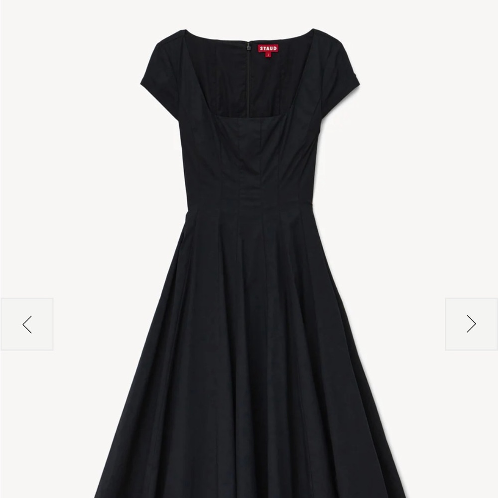 STAUD wells dress black size 0 NWOT